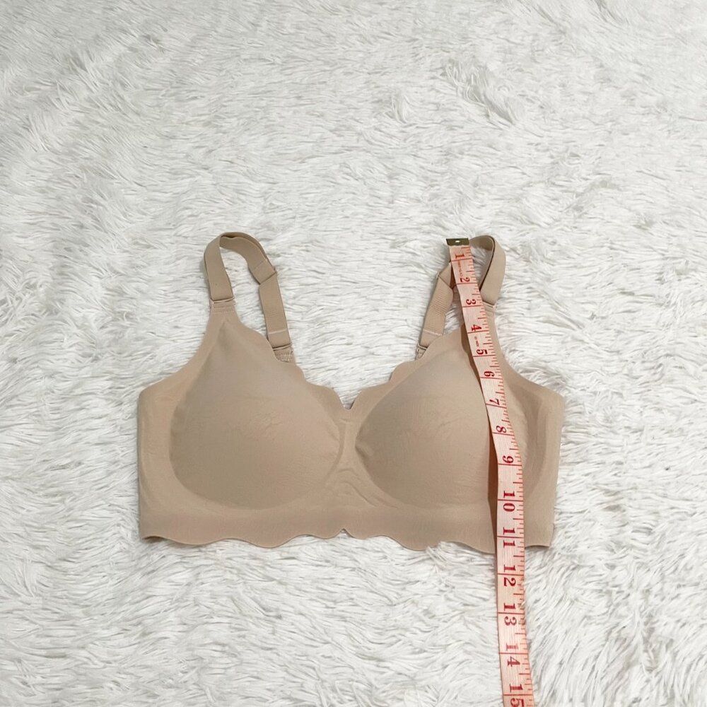 Women Floral Wireless Bra Light Support in Cream Size Small - Picture 4 of 9
